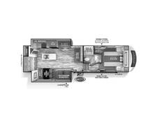 2021 Impression 270RK Fifth Wheel at My RV Texas STOCK# 270RK Floor plan Image